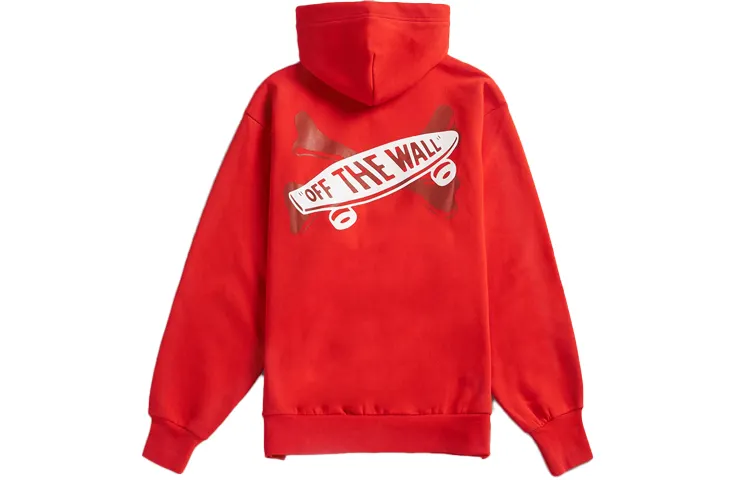 Vans Sweatshirts Unisex Orange Hooded Moderate Regular