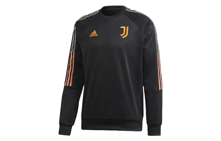 Adidas Sweatshirts Men's Black Crew Neck Moderate Straight Fit