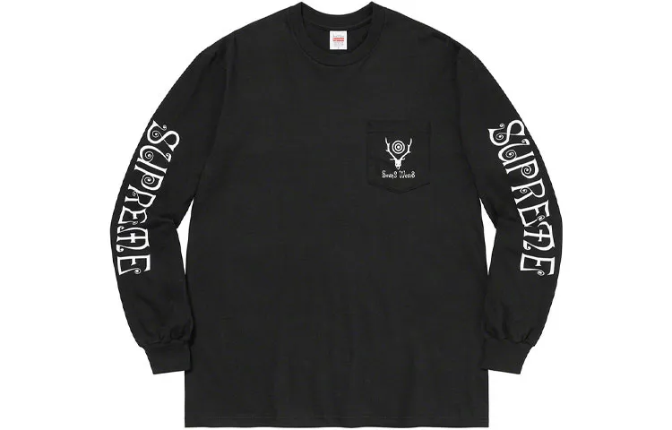 Supreme X SOUTH2 WEST8 Long Sleeve Pocket Tee