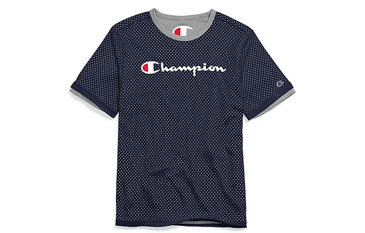 Champion T Shirt US Version Unisex Navy Blue