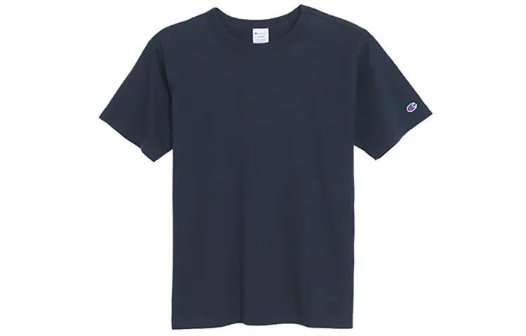 Champion T Shirt Unisex Navy Blue