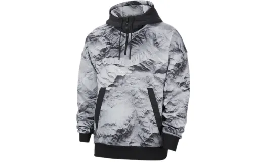 Jordan Sweatshirts Men's Black Hooded Moderate Regular