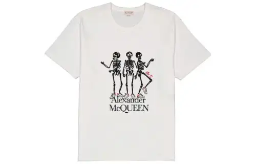 Alexander McQueen skeleton-print short-sleeved T-shirt