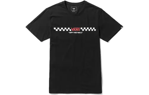 Vans AP Drop V Checker T Shirt Men's Black