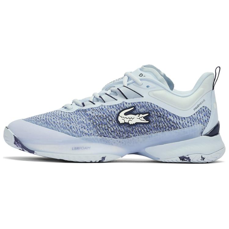 LACOSTE French Crocodile AG-LT23 Ultra, удобный и универсальный для профессионального тенниса. воздухопроницаемый Отскок, износостойкая поддержка, теннисные туфли с низким верхом. мужской стиль светло голубой