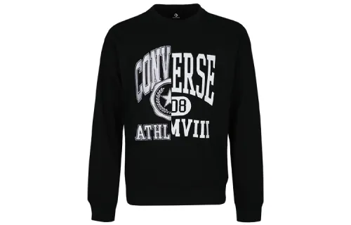 Converse Sweatshirts Men's Black Crew Neck Moderate Regular