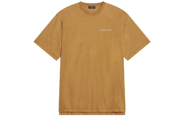 Balenciaga T Shirt, Regular Fit Men's Light Umber