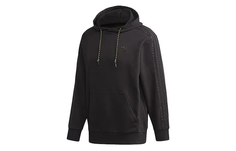 Adidas Originals Sweatshirts Men's Black Hooded Moderate Regular