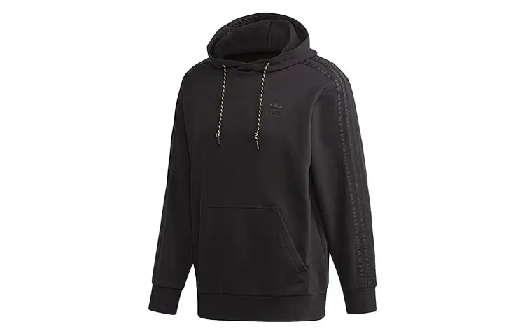 Adidas Originals Sweatshirts Men's Black Hooded Moderate Regular