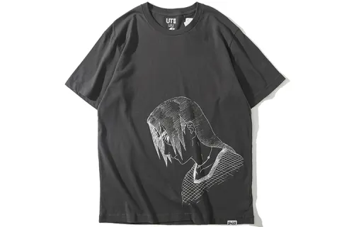 UNIQLO T Shirt Unisex Dark Gray