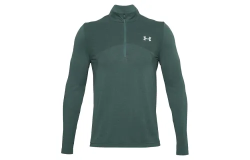 Under Armour Seamless Sweatshirts Men's Lichen Blue Stand Collar Moderate Regular