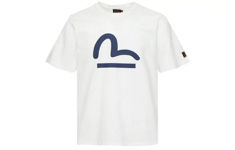 EVISU T Shirts Men's Crew Neck Moderate Straight Fit