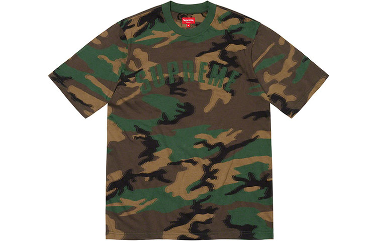 Футболка Supreme Supreme FW21 Week 8 Intarsia Camo S/S Top (камуфляжная)