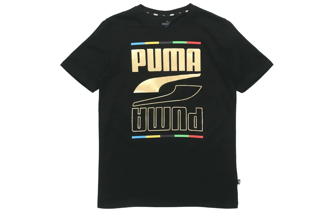 PUMA Set-in Sleeve T-Shirt Men's Black