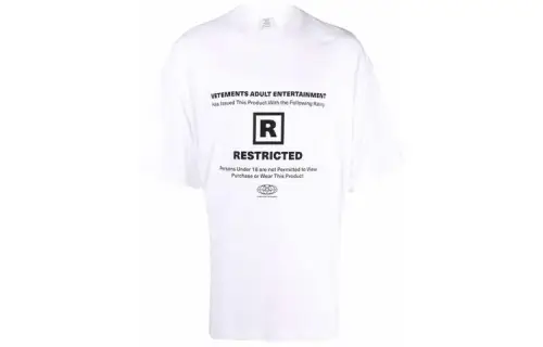 Vetements 18+ Restricted T Shirt