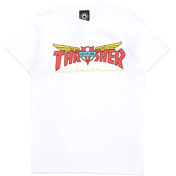 Thrasher T Shirt US Version Unisex White
