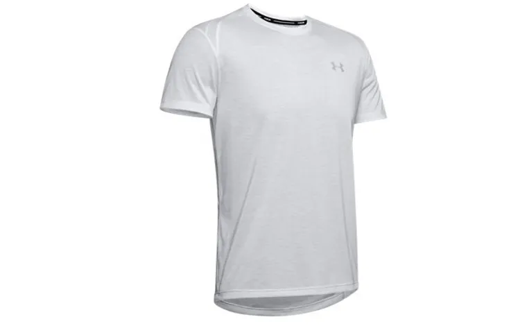 Under Armour Set in Sleeve T Shirt Men's Halo Gray