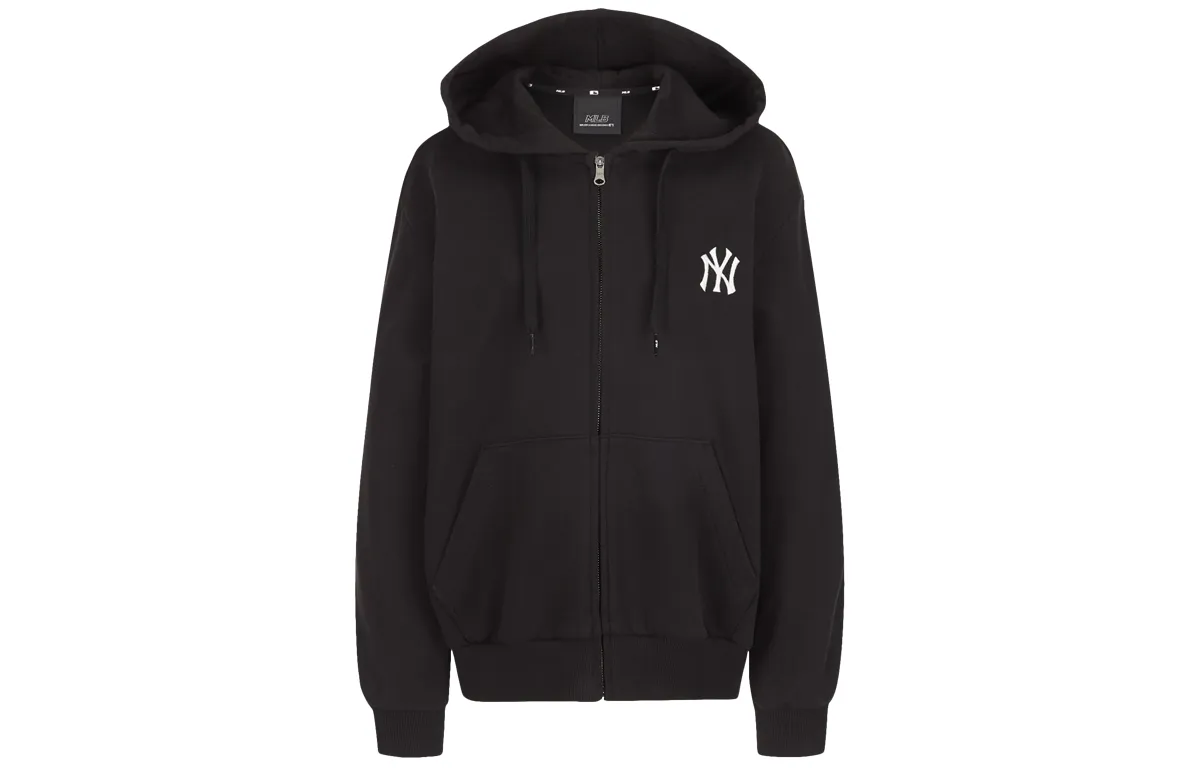 MLB X Disney MLB X Disney Sweatshirts Unisex Black Hooded Moderate Straight Fit