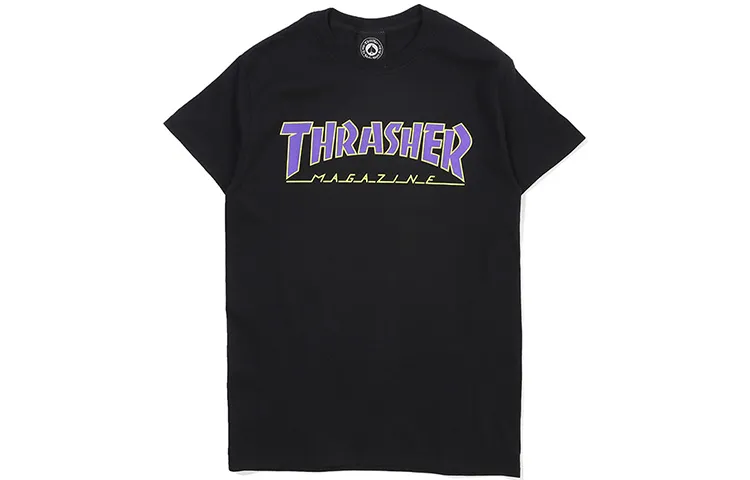 Thrasher T Shirt US Version Unisex Black Gift Recommendation