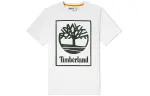 Timberland T Shirts Men's White Crew Neck Moderate Straight Fit