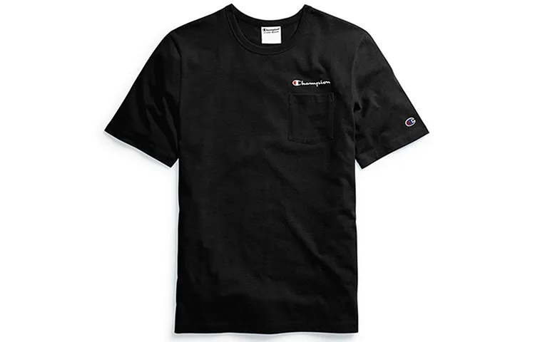 Champion T Shirt US Version Unisex Black