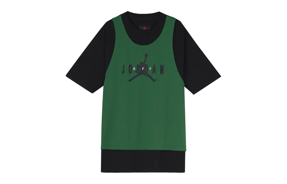Jordan x OFF WHITE T Shirt Asia Version Men's Black