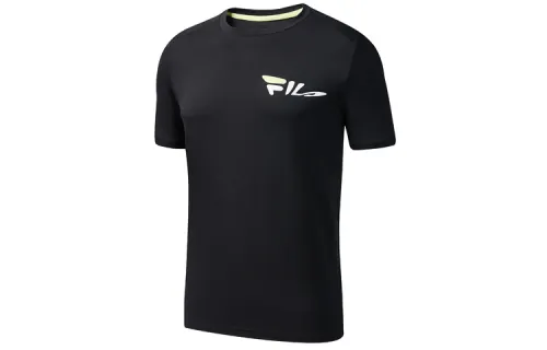 FILA Running T Shirt Men's Pitch Black