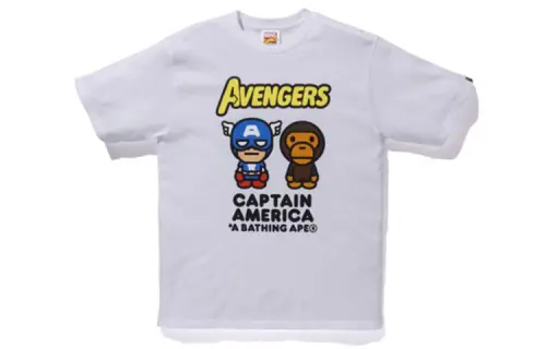 Bape X Marvel Milo Captain America Tee