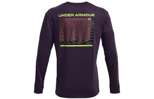 Under Armour Long Sleeved T Shirt Men's Ink Purple