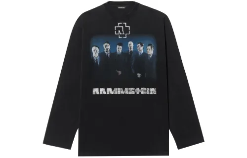 Balenciaga Boxy Long Sleeve T Shirt