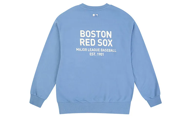 MLB Sweatshirts Unisex Blue Crew Neck Moderate Regular