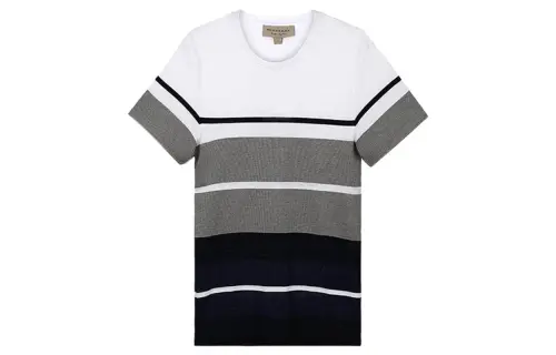 Burberry T Shirts Men's Multicolor Crew Neck Moderate Straight Fit