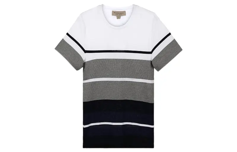 Burberry T Shirts Men's Multicolor Crew Neck Moderate Straight Fit