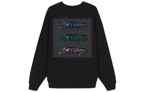Stussy Sweatshirts Unisex Black Moderate Regular