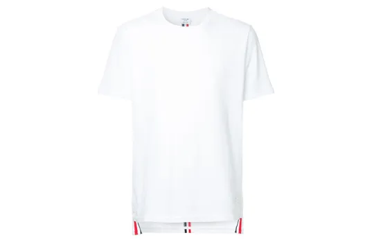 THOM BROWNE Striped Crewneck T Shirt