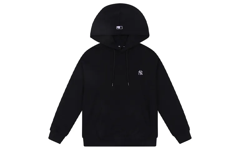 MLB Sweatshirts Unisex Black Hooded (Non-detachable) Moderate
