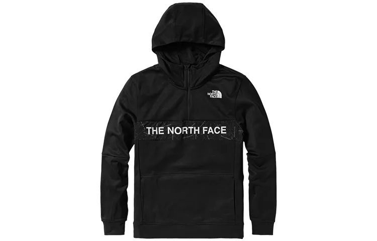 THE NORTH FACE Sweatshirts Men's Black Hooded Moderate Regular