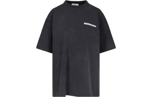 Balenciaga T Shirt Unisex Black
