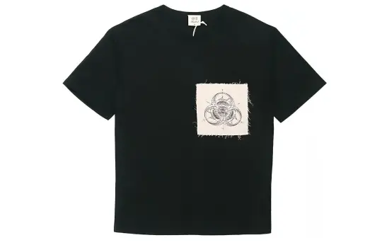 CLOT X Fragment Design CLOT X Fragment Design X INNERSE T Shirts Unisex Crew Neck Moderate Straight Fit