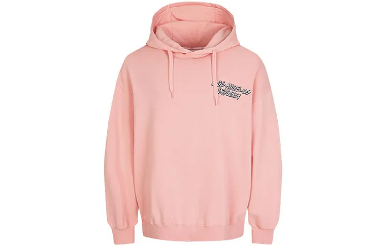 MLB Sweatshirts Unisex Pink Hooded (Non-detachable) Moderate