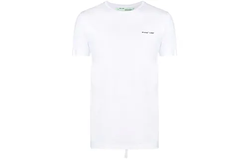 OFF WHITE SS19 T Shirts Men's Crew Neck Moderate Heavyweight