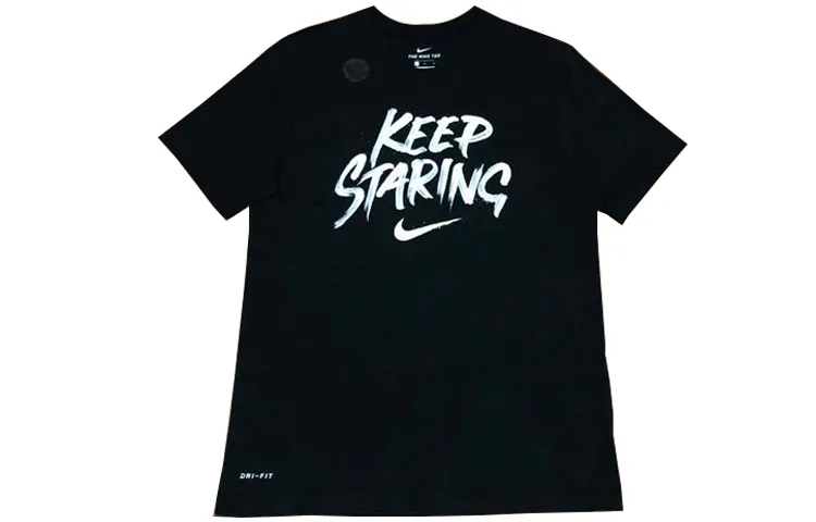 Nike T-Shirts Men's Crew Neck Moderate Straight Fit