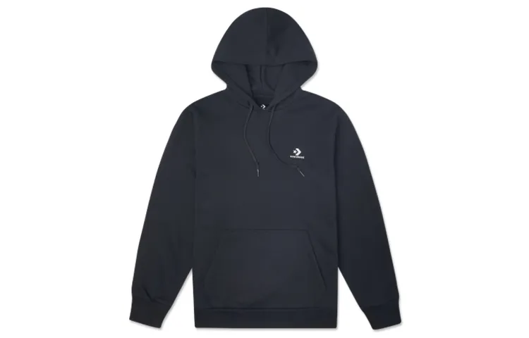 Converse EMBROIDERED STAR Sweatshirt Men's Ink Black