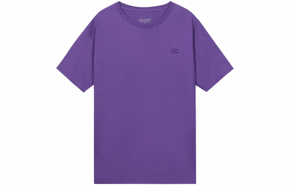 Champion T Shirt US Version Unisex Purple