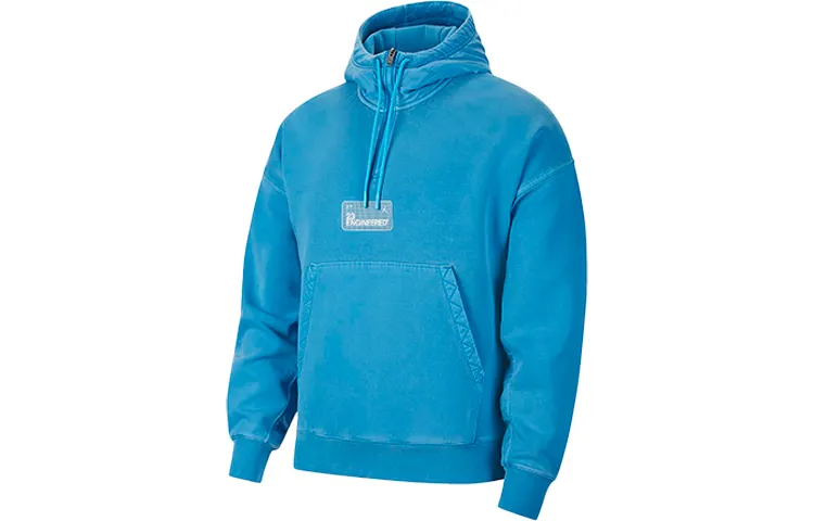 Jordan Sweatshirts Men's Laser Blue Hooded Moderate Regular
