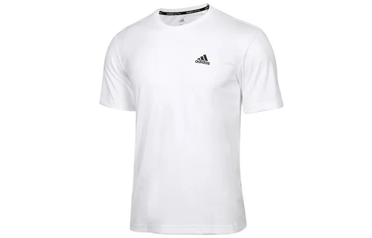 Adidas T-Shirts Men's Crew Neck Moderate Straight Fit