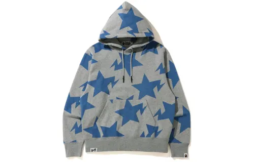 Bape Relaxed Sta Pattern Full Zip Hoodie