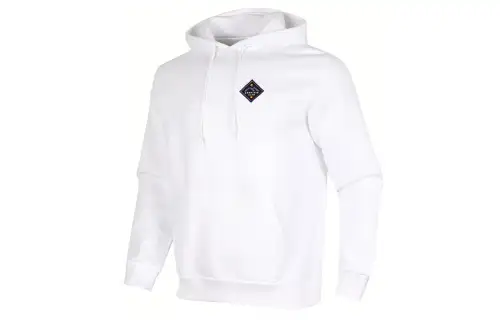 Converse Sweatshirts Men's White Hooded Moderate Regular