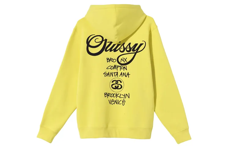 Stussy World Tour Zip Hoodie