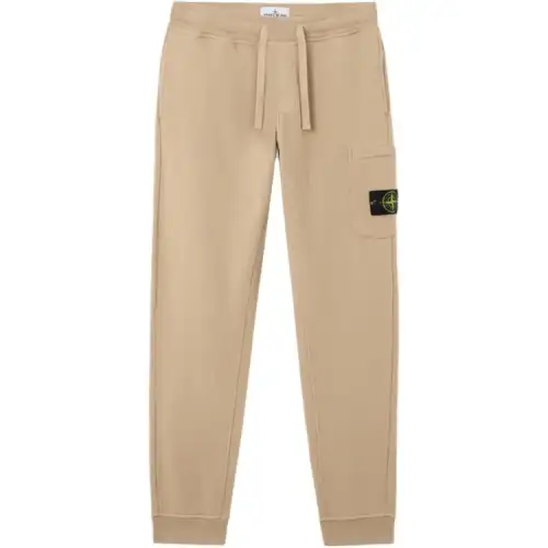STONE ISLAND Knitted Sweatpants Men's Khaki
